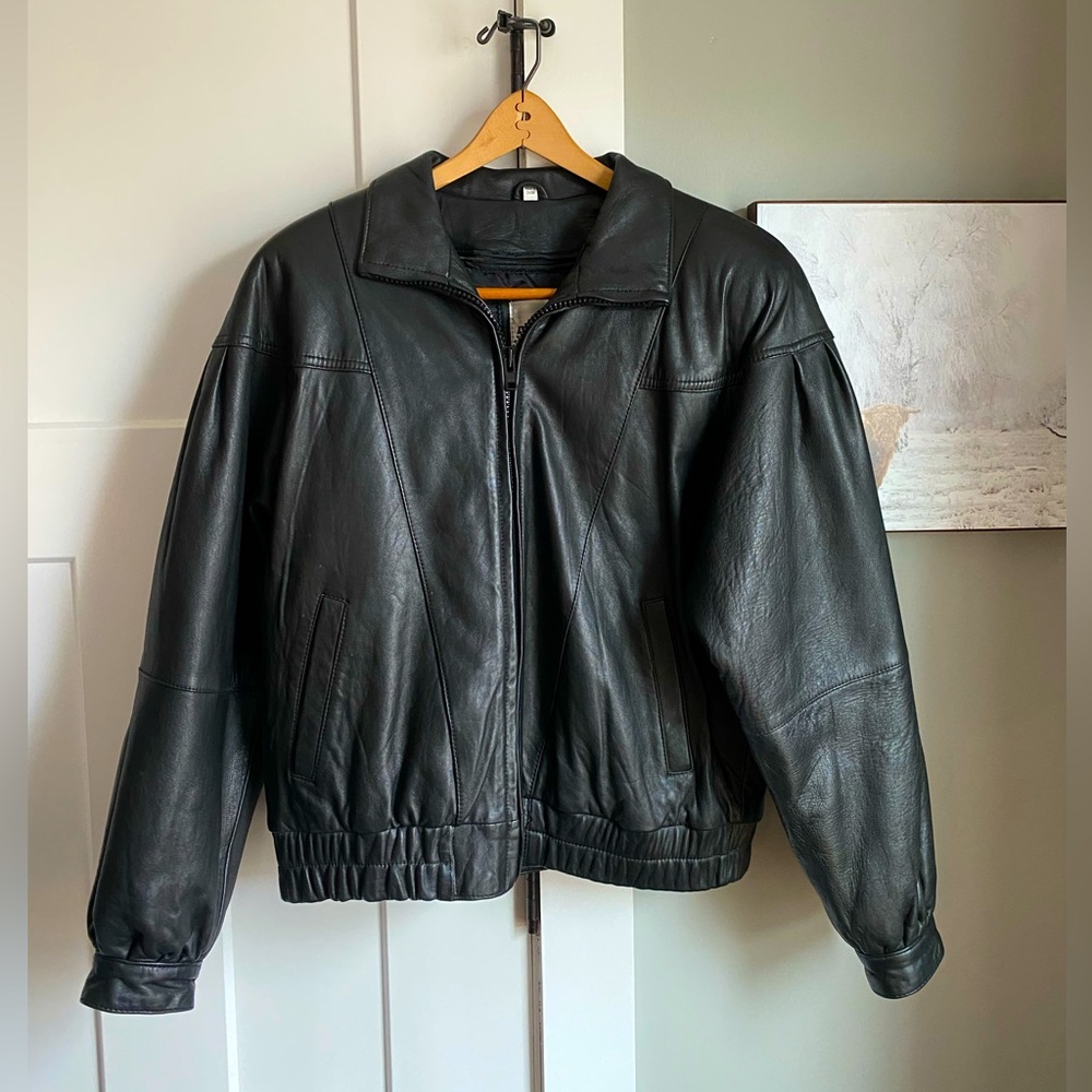 Sea Dream M Medium Leather Jacket Coat
